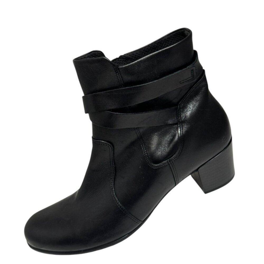 Ecco‎ Shape 35 Belted Ankle Boots Block Heel size 42 fit 10 - 10.5